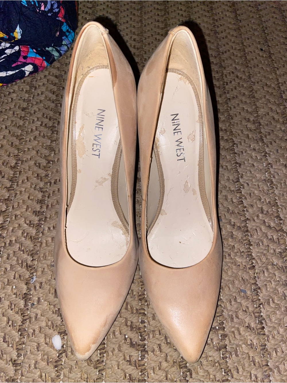 Nine West Nude Pointed-Toe Pumps - Women's